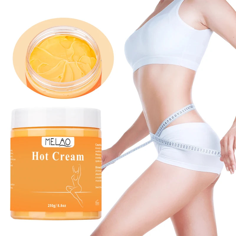 Hot Cream Massage Gel - Natural and 87% Organic Anti Cellulite Slimming Lotion Fat Burning