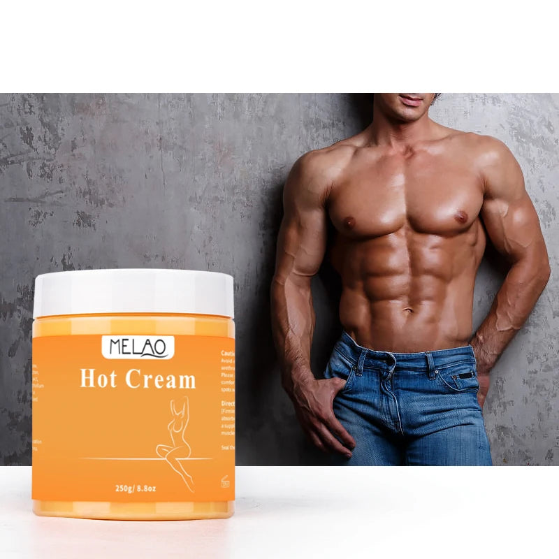 Hot Cream Massage Gel - Natural and 87% Organic Anti Cellulite Slimming Lotion Fat Burning