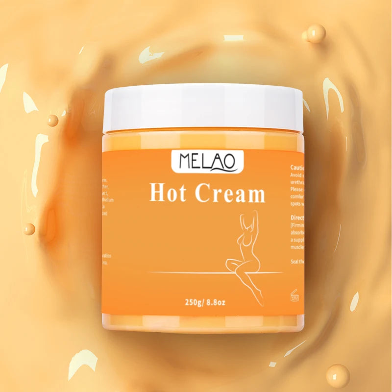 Hot Cream Massage Gel - Natural and 87% Organic Anti Cellulite Slimming Lotion Fat Burning